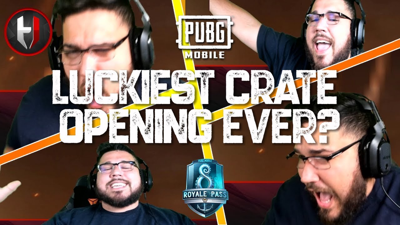 LUCKIEST CRATE OPENING IN PUBG MOBILE HISTORY!!! INSANE ODDS!!!!