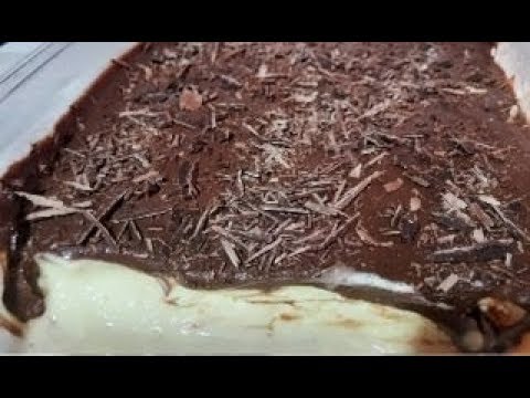 MOUSSE DE MARACUJÁ COM COBERTURA DE CHOCOLATE, UMA DELÍCIA