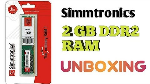 Unboxing Simmtronics 2gb ddr2 800mhz ram for dextop/PC | 2gb ddr2 ram | amazon unboxing | Pratik Nil