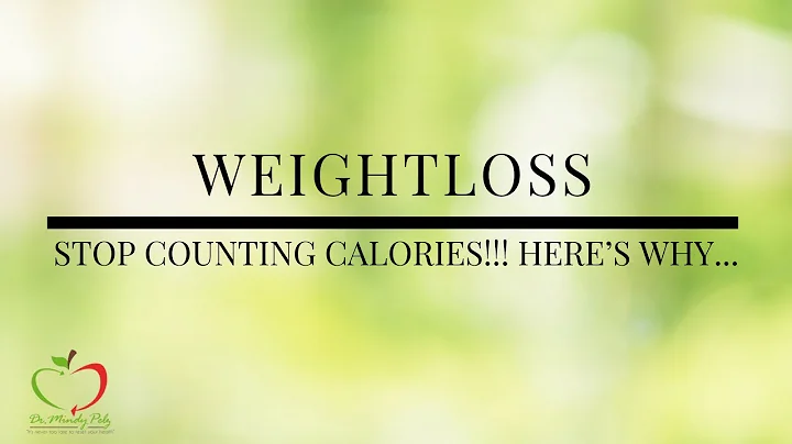 Stop counting CALORIES!!! Heres why...