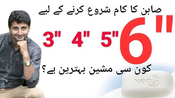 Best 6" soap ploder machine by Sayan machinery manufacturer Pakistan business motivation formula