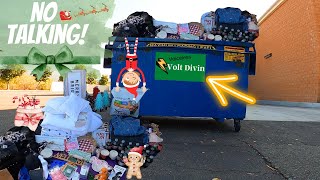Voiceless Dumpster Diving Silent No Talking ASMR Merry Christmas Happy Holidays!