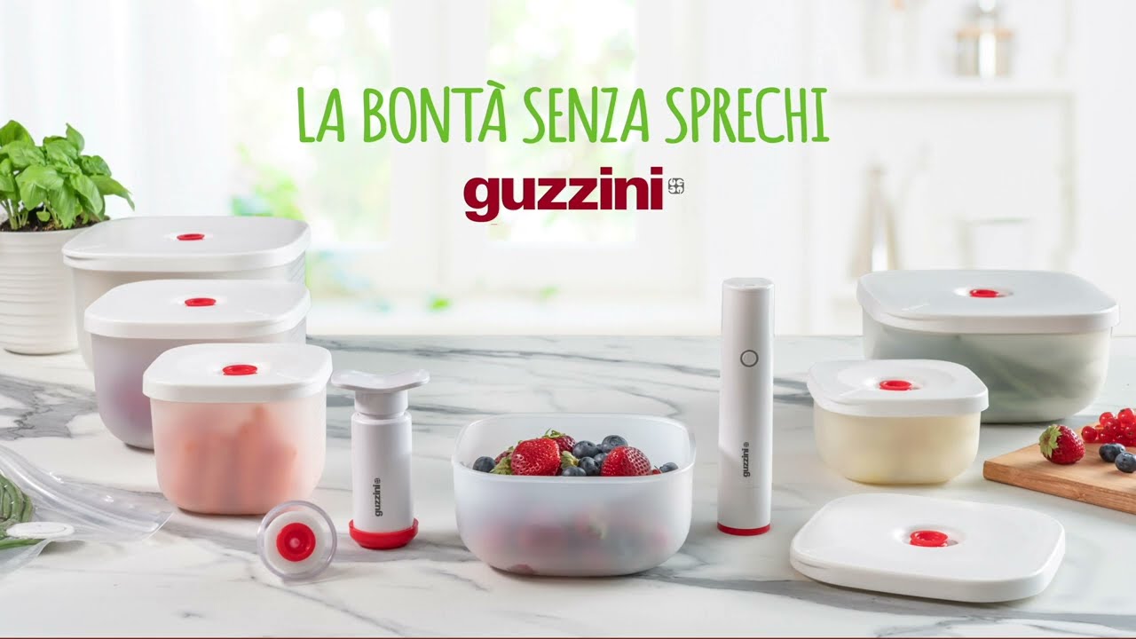 Guzzini SAVE IT Pompa Sottovuoto - Bianco, USB, Automatica, Per Conservazione Alimenti