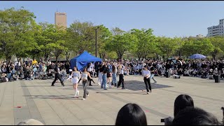 ARTBEAT | Dance Battle | O.O + Fearless | Wide Cam | 한강버스킹