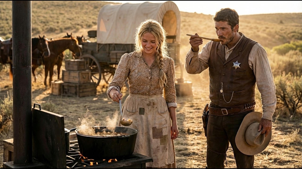 Su cocina hacía llorar de alegría; el vaquero comía como si fuera lo mejor