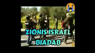 Sungguh biadab ... tentara israel pukul wanita muslim 😬😤😭