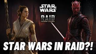 Star Wars Comes to RAID! ⚔️ Rey &amp; Darth Maul AI Concept Champions! RAID Shadow Legends