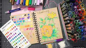 How Do These Acrylic Brush Markers Compare? Arrtx Simptap and Classic Pump Style Review