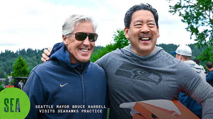 Seattle Mayor Bruce Harrell Visits the Seahawks | ...