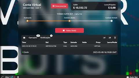 (Bot Binary)- Robô Titânio Super Bot - Call e Put com barreira sensacional!