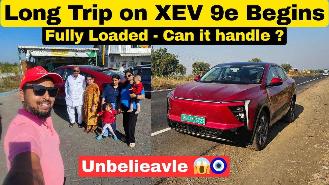 FINALLY LONG TRIP BEGINS ON XEV 9E - 1000kms Fully Loaded EV - Can It Handle ??