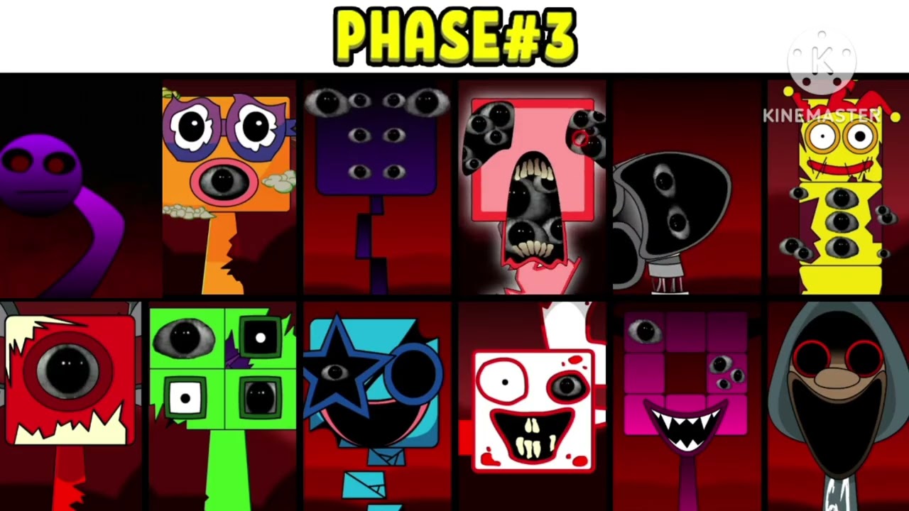 Sprunki oc purple circle for Emoji in phase 3 made by 