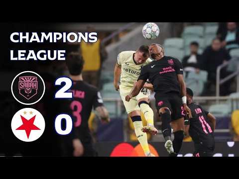 Sabah vs Slavia Prague | 2-0 | Highlights | Champions League 2026-27 | sabah slavia prague