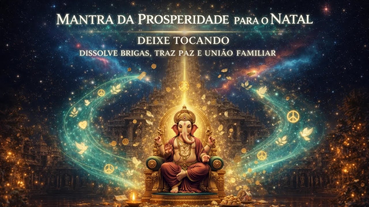 🐘 MANTRA MILIONÁRIO DE GANESHA PARA O NATAL: Destrave Dinheiro e Prosperidade Urgente!