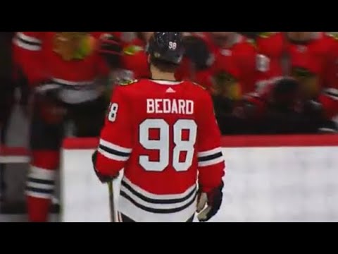 Connor Bedard scores hat trick in unofficial Blackhawks debut, puts NHL on  notice - On Tap Sports Net