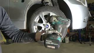 Part 5/36 How to replace Engine BMW 3 series E90 Years 2005 - 2012: Front wheels removal