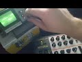 Exploring different wave forms with a vintage soviet oscilloscope on an arturia microbrute