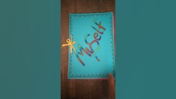 #Myself scrapbook 📚