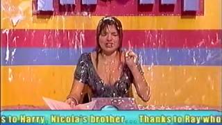 Holly Willoughby gets soaked