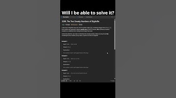 Day 40 of trying to solve LeetCode problems #coding