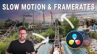 DaVinci Resolve 18.6 - Slow Motion & Framerates Beginners Tutorial Easy Video Editing