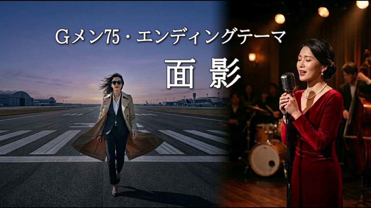 Gメン75エンディングテーマ曲の第一弾・面影（しまざき由理） AI