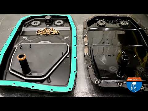 BMW X5 E70 ZF 6HP28X замена масла в АКПП и раздаточной коробке (www zparts.lv)
