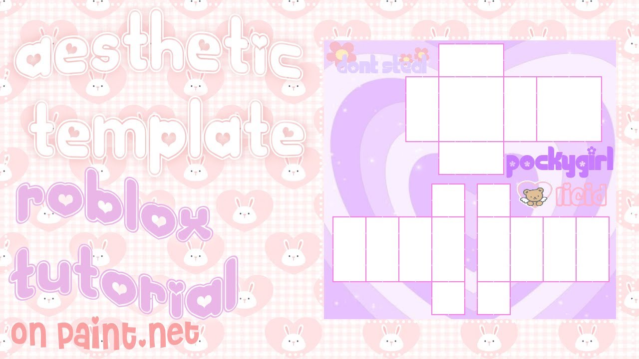 How To Make An Aesthetic Clothing Template On Roblox YouTube 