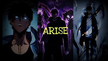 Arise 🔥 Sung jin woo motivational speech