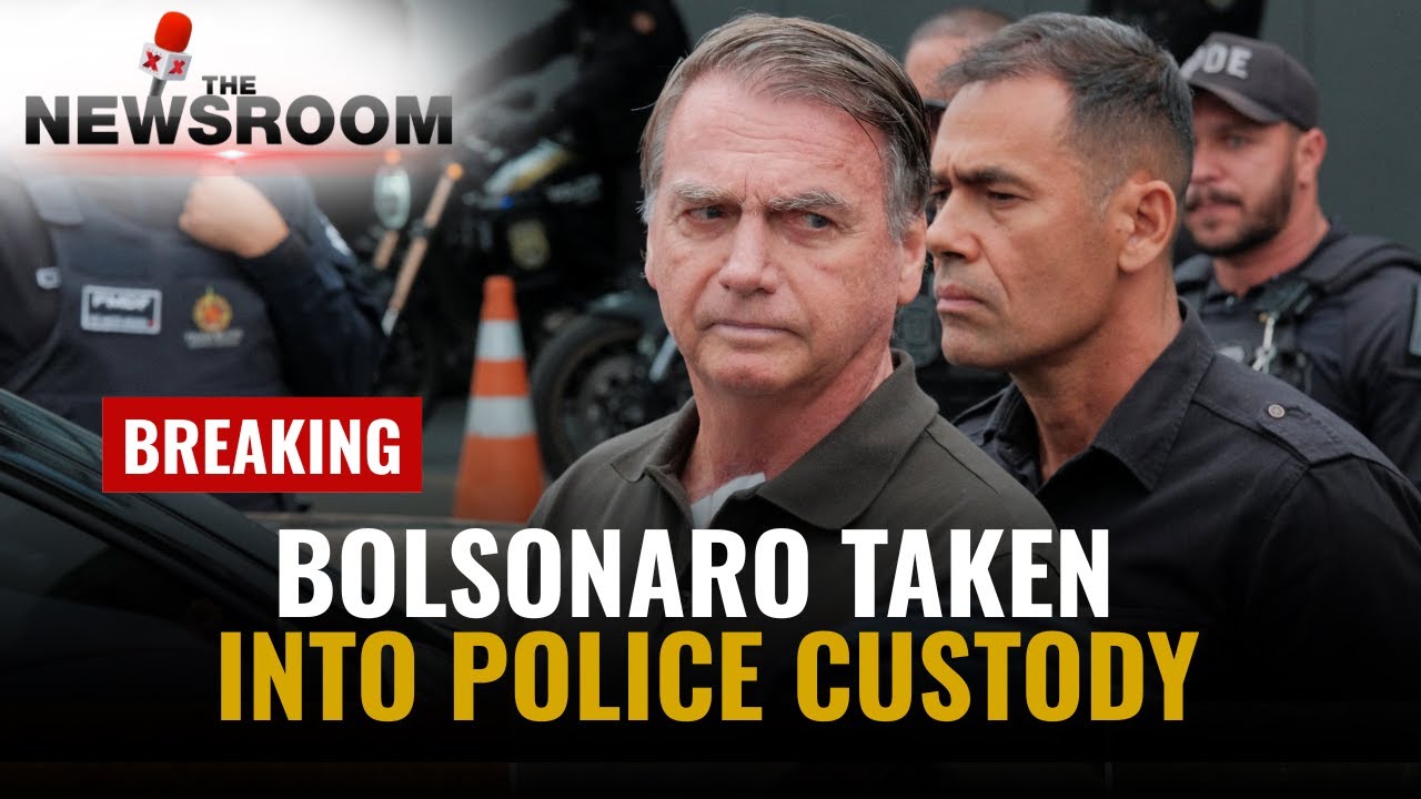 Jair Bolsonaro Taken Into Police Custody Amid Supporters And Opponents Gather | NewsX World