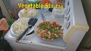 [4K] Vegetable Stir Fry in Honolulu, Oahu, Hawaii