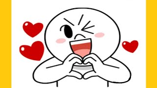 How to draw cute heart gif
