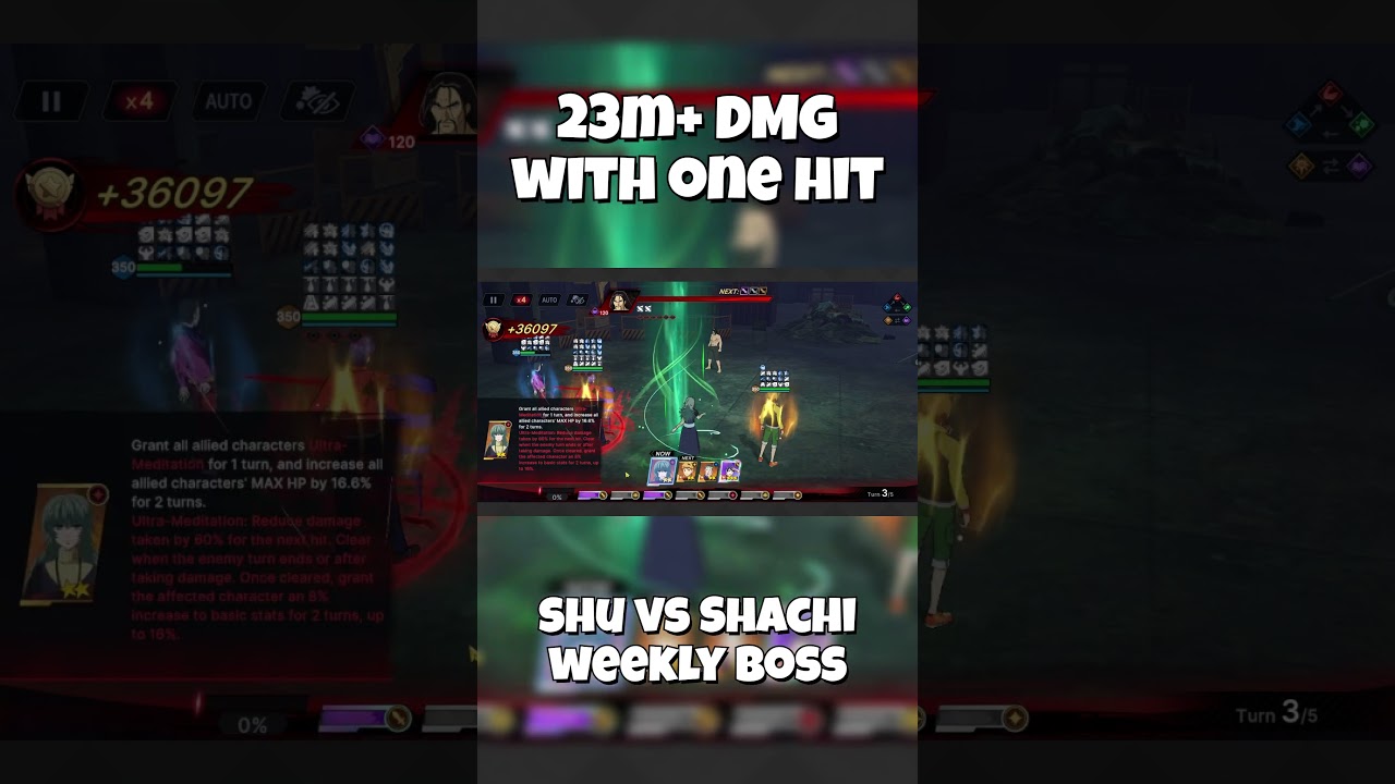 Over 1 Millioon Points with Shu vs Sachi Weekly Boss 