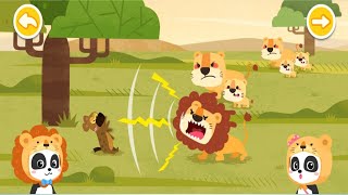 BABYBUS: Little Panda-Animal Family!Help Male  Female Lion Protect Their Babies.AD GAMEPLAY. screenshot 5