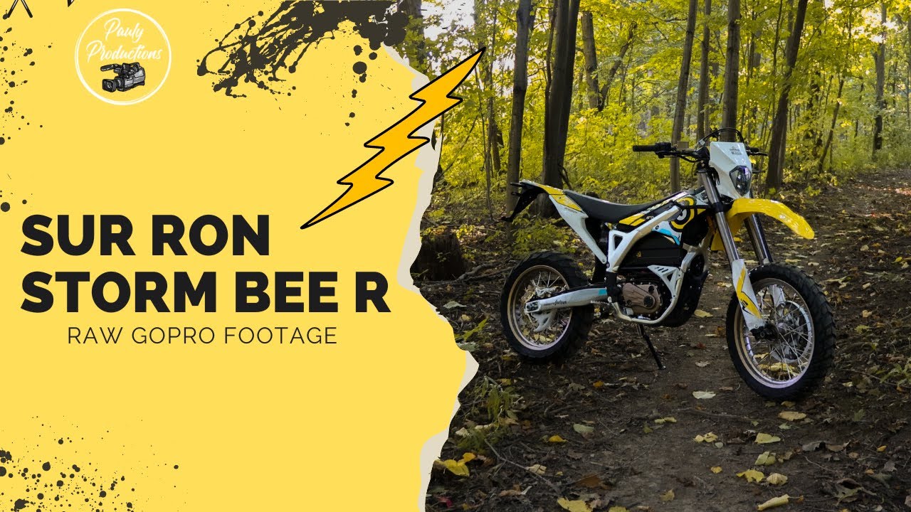 Storm Bee R Sur-Ron Storm Bee R - Raw GoPro Footage - Riding in Sport Mode with ...