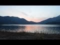 【リラックス音楽ＢＧＭ】とある湖の夕日の景色【Ｒelaxation Ｍusic】