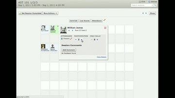 Overview of Seating Chart in Desire2Learn 9.4