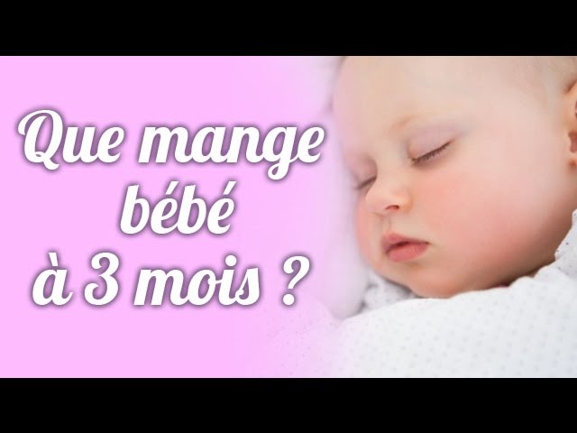 Bébé 3 mois