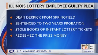 Illinois Lottery employee pleads guilty for stealing instant lottery ticket books