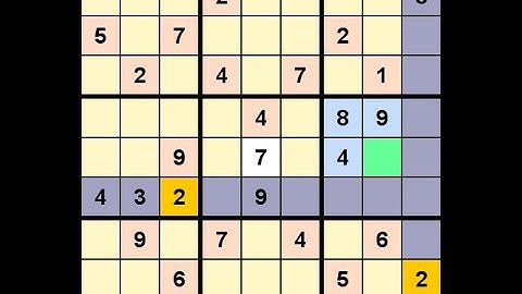 How to Solve Los Angeles Times Sudoku Impossible?? September 12, 2021