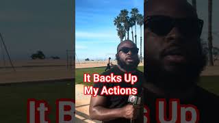 It Backs Up My Actions