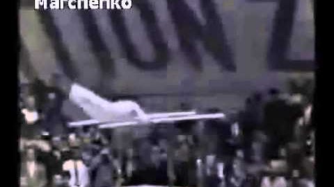 Parallel Bars Cast 180 to Upper Arm Hang Gymnastics Video