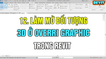12. LÀM MỜ ĐỐI TƯỢNG 3D Ở OVERRI GRAPHIC