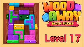 Wood Away Block Jam Level 17 Walkthrough Solution