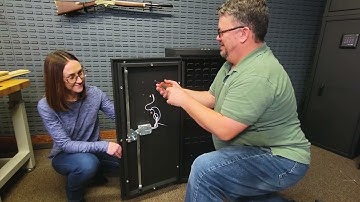 SecureIt Agile Model 40 Gun Safe  Flipping the Keypad Location