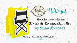 How to assemble the 3D Movie Director Chair Box by Studio Ilustrado
