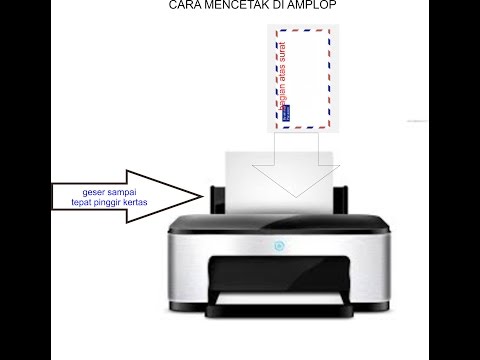 Video: Cara Mencetak Alamat Pada Sampul Surat