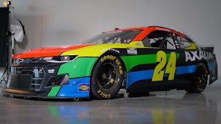 Unveiling Axalta&#39;s new paint scheme for William Byron&#39;s No. 24