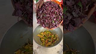 Fresh Lal Shaak from Market 😍 | Village Style Lal Shaak Recipe 👌#lalshaak #villagestyle