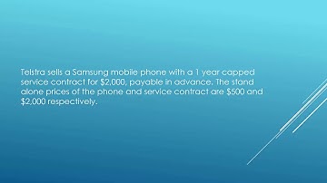 AASB 15 Allocating Transaction Price